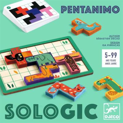 Djeco: Spiel Pentanimo von 5-99 Jahren Sologic