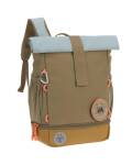 Lässig: Kinderrucksack Mini Rolltop Natur oliv