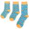 Miss Sparrow: Kinder Socken Bambus Jeep blau 7-9 Jahre