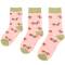 Miss Sparrow: Kinder Socken Bambus Dackel rosa 7-9 Jahre