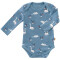 Fresk: Baby Body Langarm Dino blau Bio Baumwolle 0-3 Monate - 56