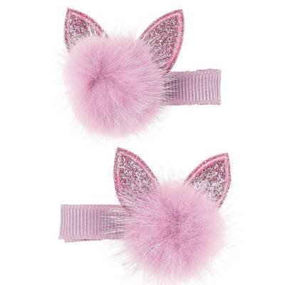 Souza: Haarklammer Katze pink 2 Stück