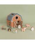Little Dutch: Formen-Steckspiel Little Farm Holz
