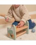 Little Dutch: Hammerbank aus Holz Little Farm in grün ab 12 Monate