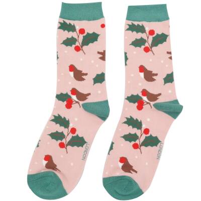 Miss Sparrow: Bambus Socken Damen Winter Hedgerow