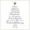 Krasilnikoff Papier-Servietten Christmas Words 33x33cm