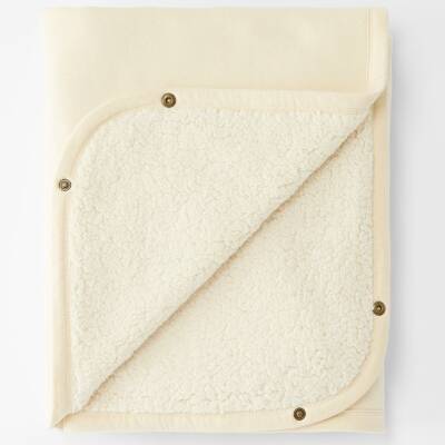Cloby: Babydecke Teddy creme Multifunktional 95x75cm