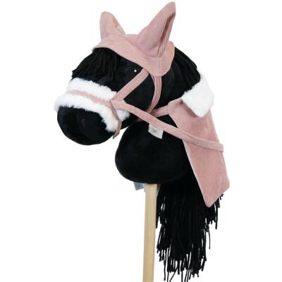 Satteldecke-Halfter-Fliegenhut-Set rosa by Astrup