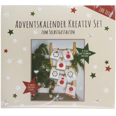 Adventskalender Kreativ Set 100 Teile Bell Trade