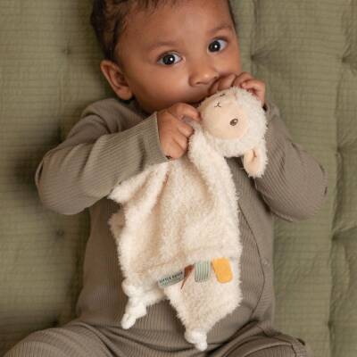 Little Dutch: Kuscheltuch Schaf Little Farm ab 0+