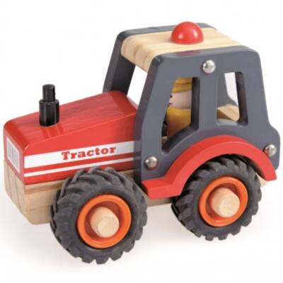 Traktor aus Holz 13 x 10 cm von Egmont Toys