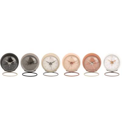 Karlsson: Mini Wecker Nirvana 7 cm hoch creme