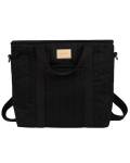 Nobodinoz: Wickeltasche-Rucksack Hyde Park schwarz