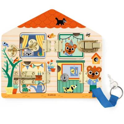 Djeco: Lernspiel Cabanalock für Kinder ab 3 Jahren