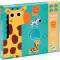 Djeco: Puzzle ab 2 Jahre Dschungel 3-4-5-6 Teile
