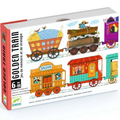 Djeco: Kartenspiel Golden Train von 6-99 Jahren