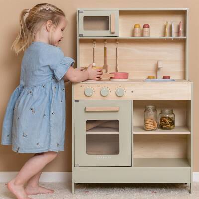 Kinderküche Holz mit Zubehör Little Dutch