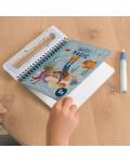 Buch mit Spirale Motiv Jim zum Anmalen mit Wasserstift...