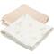 Little Dutch: Musselintuch 70x70cm 2erSet Baby Bunny