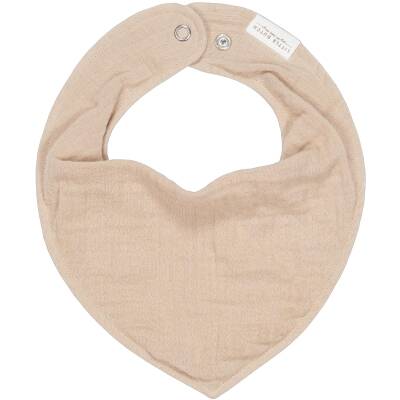 Little Dutch: Bandana Baby-Dreieckstuch beige Musselin