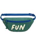 Lässig: Bauchtasche Cord Little Gang Fun grün