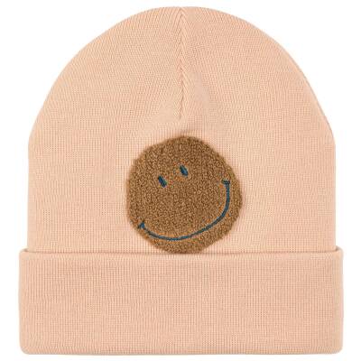 Lässig: Mütze Beanie Little Gang Smiley rosa