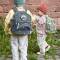 Lässig: Rucksack in blau mit Druck und Patch Schildkröte für Kinder