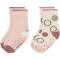 Lässig: Antirutsch Kinder Socken rosa 2erPack Bio-BW 19-22