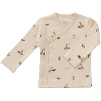 Fresk: Baby Wickelshirt Rabbit creme Bio Baumwolle 3-6 Mon.