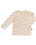 Fresk: Baby Wickelshirt Creme Berries Bio Baumwolle