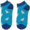 Miss Sparrow: Bambus Sneaker Socken Vögel petrol
