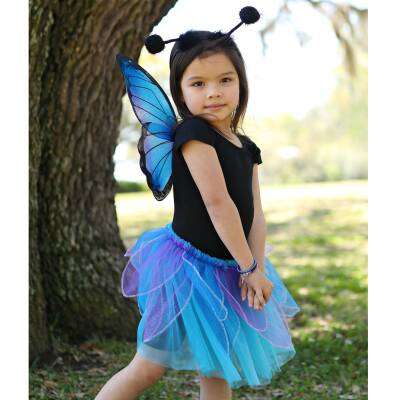 Great Pretenders: Schmetterling-Set türkis 4-6 J.