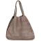 The Moshi: Schultertasche Leder taupe Hailee