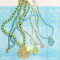 Lumisha: Kette Carli Lime 92cm Halbedelstein Drop