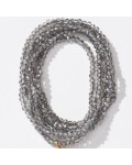 Lumisha: Halskette Mini-Kristallkette silber 92cm silber
