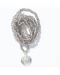 Lumisha: Halskette Glasschliffperlen silber Anhänger