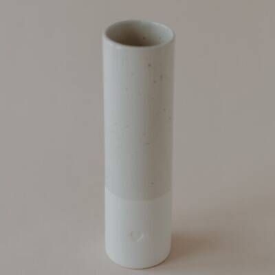 Eulenschnitt: Vase Herz 19,5 cm Steingut