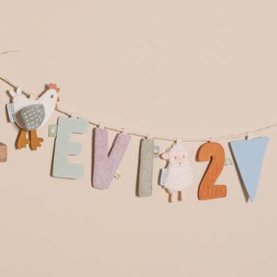 Little Dutch: Buchstaben-Zahlen-Girlanden-Elemente