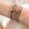 A Beautiful Story: Armband Rosenquarz verstellbar