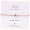 A beautiful Story: verstellbares Armband mit Rauchquarz und Glasperlen