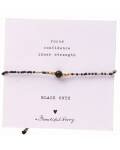 A beautiful Story: verstellbares Armband mit schwarzer...