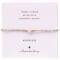 A beautiful Story: verstellbares Armband mit Mondstein und Glasperlen