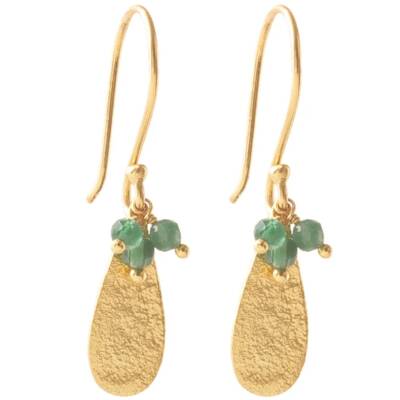 A Beautiful Story: Ohrringe Intention Aventurin gold