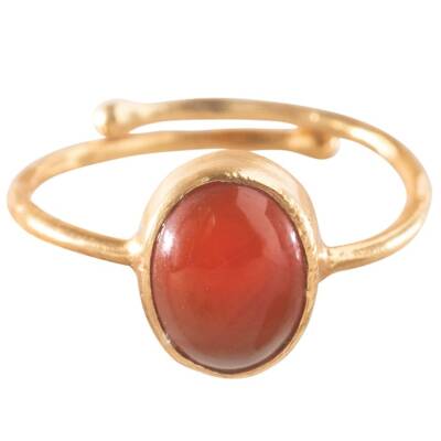 A Beautiful Story: Ring Karneol verstellbar Visionary