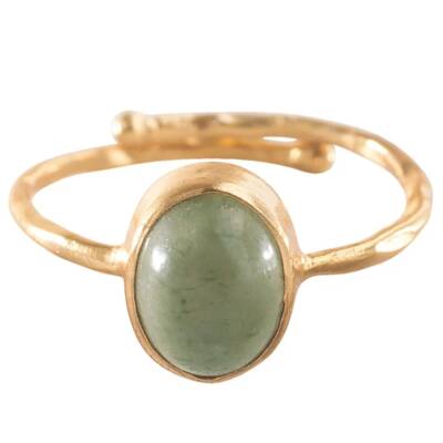 A Beautiful Story: Ring Aventurin verstellbar