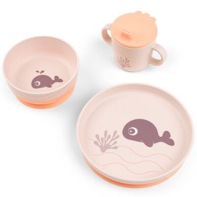 Done by Deer: Kindergeschirr powder Foodie Dinner Set