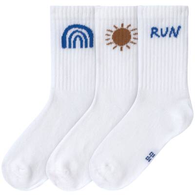 Lässig: Kinder Socken Tennis 3erPack Bio-BW Run