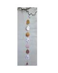 Good old friends: Eier-Kette bunte Klekse 70cm