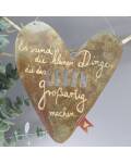 Good old friends: Herzschild mit Spruch Leben 19cm