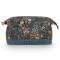 Pip Studio: Kulturtasche mit blauem Blumen Muster mit Reißverschluss und Innen zwei Fächern